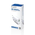 EWENT Cargador rapido Q3 20w Usb-C y Usb-A - Imagen 4