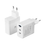 EWENT Cargador carga rapido 65w usb-c y usb-a - Imagen 2