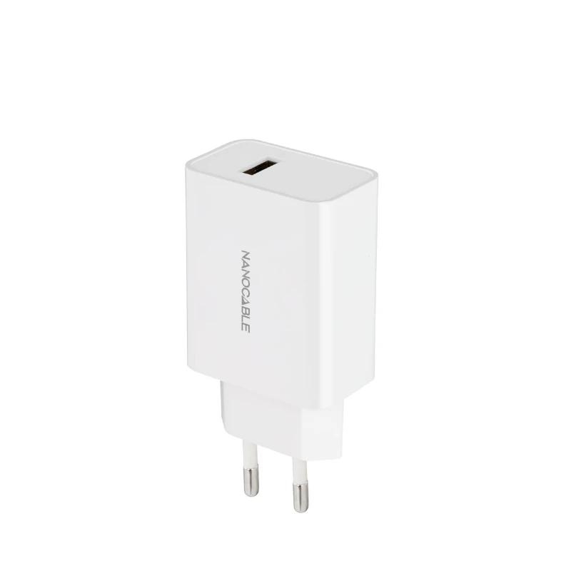 AATCAT0356_800 Nanocable Cargador 1 x USB 5V-2.1A Blanco - Imagen 1