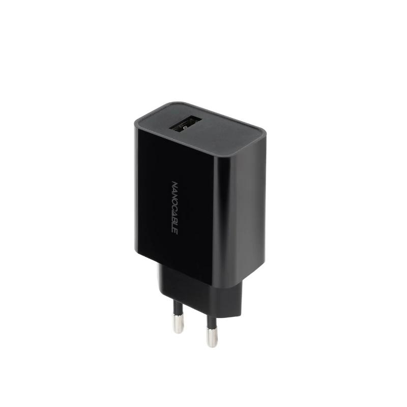 AATCAT0357_800 Nanocable Cargador 1 x USB 5V-2.1A Negro - Imagen 1