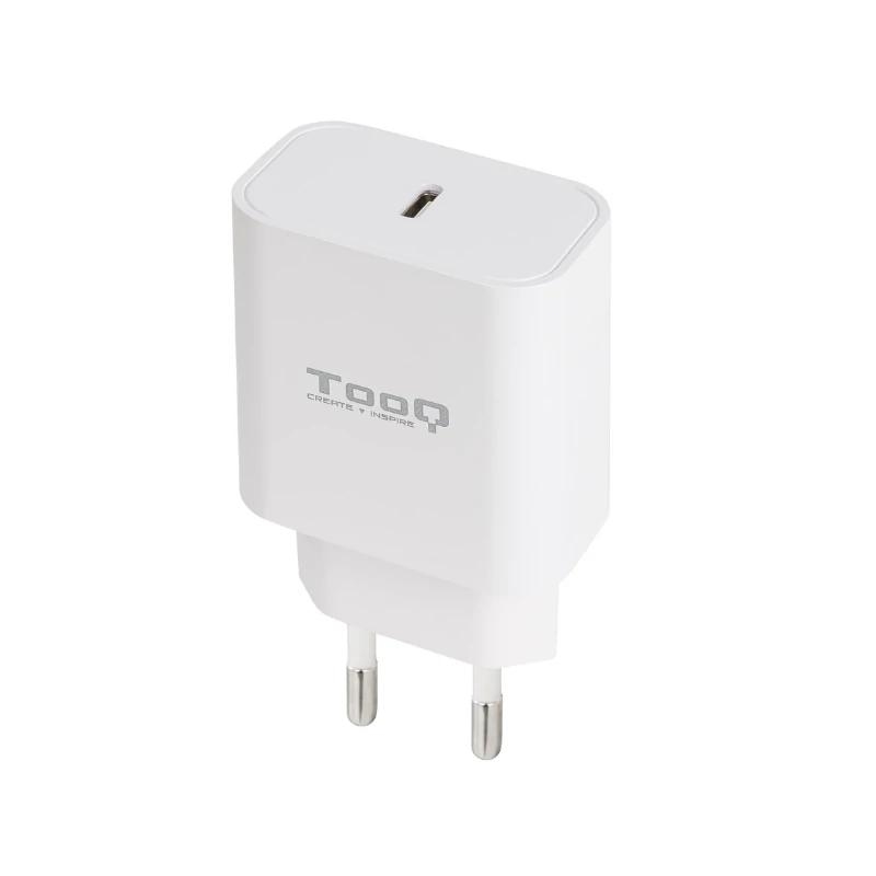 AATCAT0360_800 Tooq Cargador pared USB-C PD3.0 20W Blanco - Imagen 1