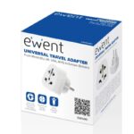 EWENT Adaptador de viaje universal - Imagen 2