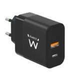 Ewent Cargador Rapido USB-A Y USB-C  GanFast 45W - Imagen 4