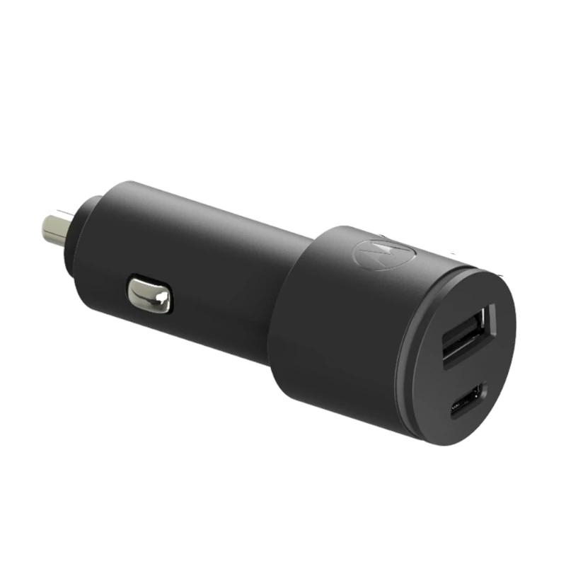 AATCAT0394_800 Motorola TurboPower Carga Rapida Duo Car 45 dual - Imagen 1