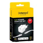 Intenso | KIT Cargador GaN W30C + Cable Lightning - Imagen 2