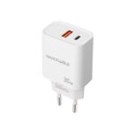 Nanocable Cargador USB-C/PD+USB-A/QC 30W Blanco - Imagen 2