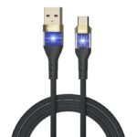 iggual Cable USB-A a tipo C 3A 100 cm trenzado LED