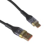iggual Cable USB-A a tipo C 3A 100 cm trenzado LED - Imagen 4