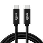 iggual Cable USB-C 3.2 Gen2x2 100W 5A 4K 1m nylon - Imagen 3