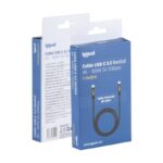 iggual Cable USB-C 3.2 Gen2x2 100W 5A 4K 1m nylon - Imagen 4