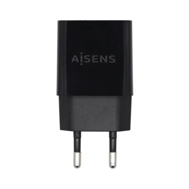 AATCAT0492_800 Aisens Cargador USB 10W Alta Eficienc 5V/2A Negro - Imagen 1