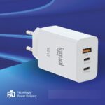 iggual Cargador triple USB-A + 2 x tipo C GaN 65W - Imagen 2