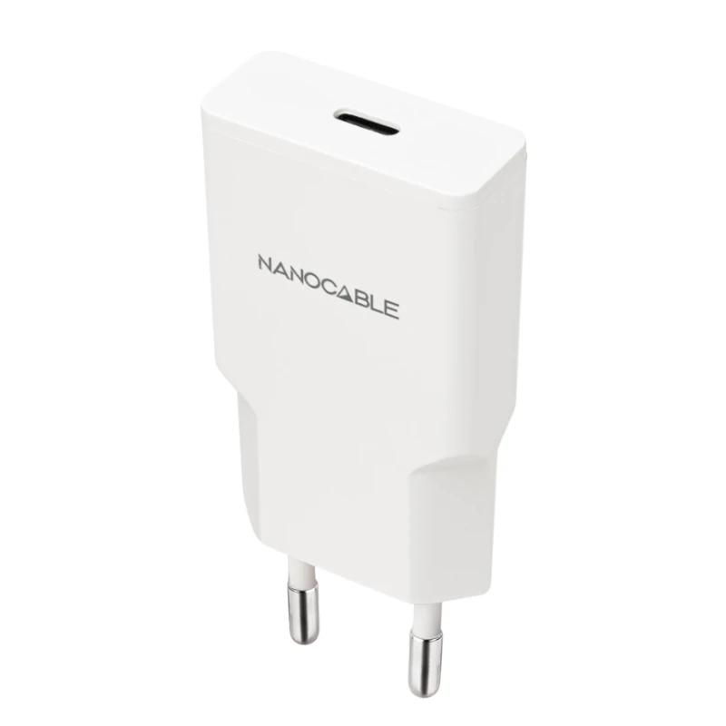 AATCAT0514_800 Nanocable Cargador USB-C/PD 25W Blanco - Imagen 1