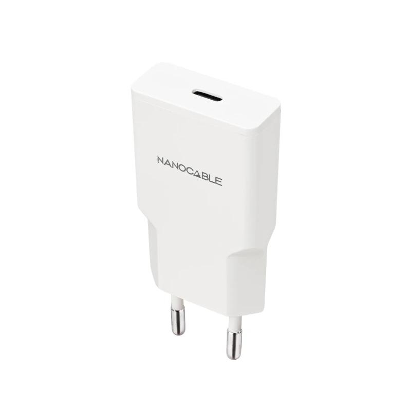 AATCAT0517_800 Nanocable Cargador USB-C/PD 30W Blanco - Imagen 1