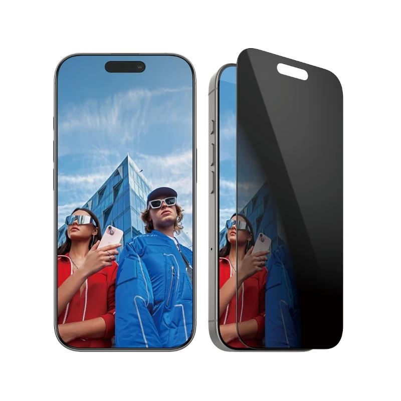 AATFYC3525_800 PanzerGlass Privacy Screen Protector iPhone 16 Pro - Imagen 1