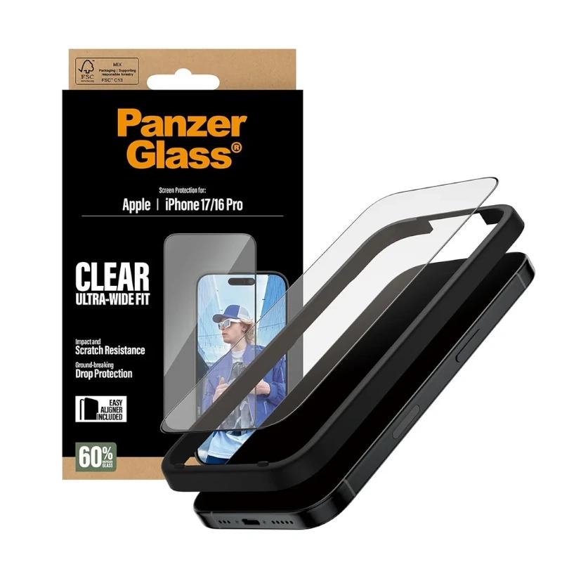 AATFYC3600_800 PanzerGlass Screen Protector iPhone 16Pro-17 - Imagen 1