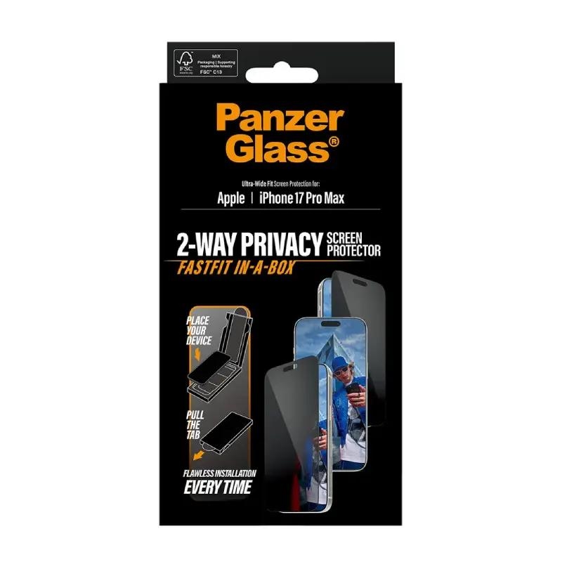 AATFYC3606_800 PanzerGlass Privacy Protector iPhone 17 Pro Max - Imagen 1