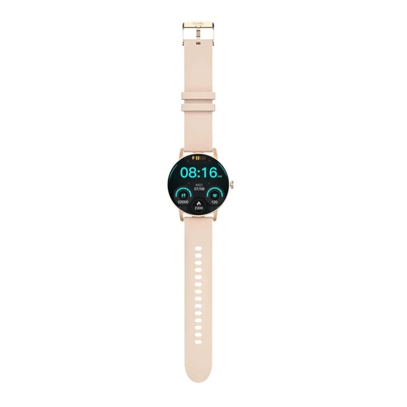 AATWAB0513_800 Celly Smartwatch Redondo Funcion Llamada Rosa - Imagen 1