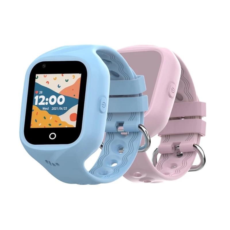 AATWAB0518_800 Celly Smartwatch Kids 4G 2 Correas Azul y Rosa - Imagen 1