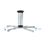 Tooq PJ1010TN-S Soporte Proyector Techo Plata - Imagen 3