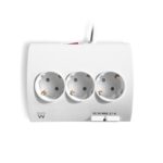 EWENT EW3935 Regleta 5 Schuko + 2 usb 2.1A - Imagen 3