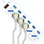 EWENT EW3932-3m Regleta 6 Tomas / 6 interruptor 3m - Imagen 2