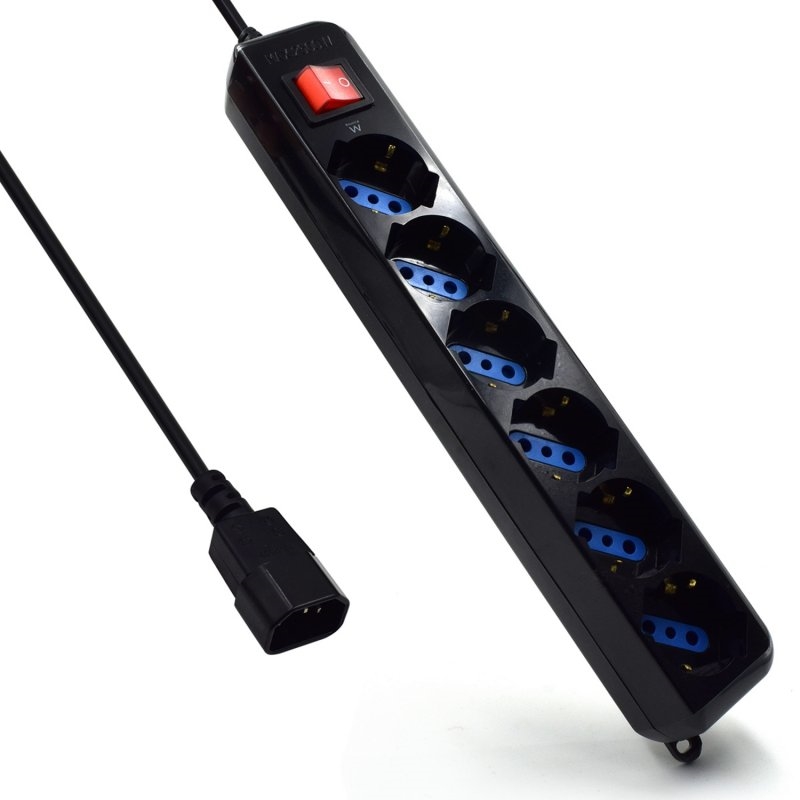 AELREG0075_800 Ewent Ew3925 Regleta de 6 tomas con proteccion - Imagen 1