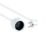 Nanocable Cable Alim. Alargador schuko blanco 2 M