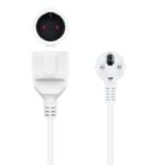 Nanocable Cable Alim. Alargador schuko blanco 2 M - Imagen 3