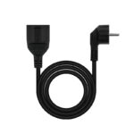 Nanocable Cable Alim. Alargador schuko negro 5 M - Imagen 2