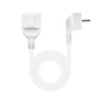 Nanocable Cable Alim. Alargador schuko blanco 5 M - Imagen 2