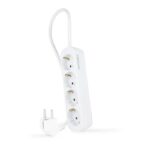 Nanocable Regleta de Enchufes 4 Tomas 1.4 m Blanco