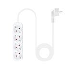 Nanocable Regleta de Enchufes 4 Tomas 1.4 m Blanco - Imagen 2