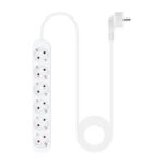 Nanocable Regleta de Enchufes 6 Tomas 1.4 m Blanco - Imagen 2
