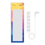 Nanocable Regleta de Enchufes 6 Tomas 1.4 m Blanco - Imagen 3