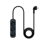 Nanocable Regleta de Enchufes 3 Tomas 1.4 m Negro - Imagen 2
