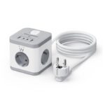 Ewent EW3863 Regleta 3 Tomas SHUCKO+2USB-A+2USB-C - Imagen 2