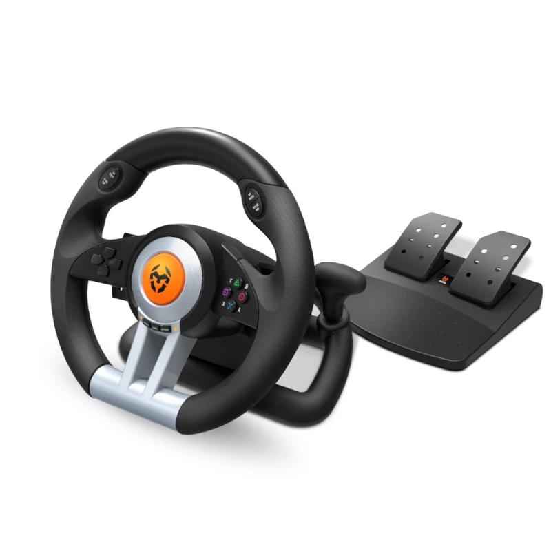 AGAMAC0212_800 Krom Juego de Volante y pedales K-Wheel Multip. - Imagen 1