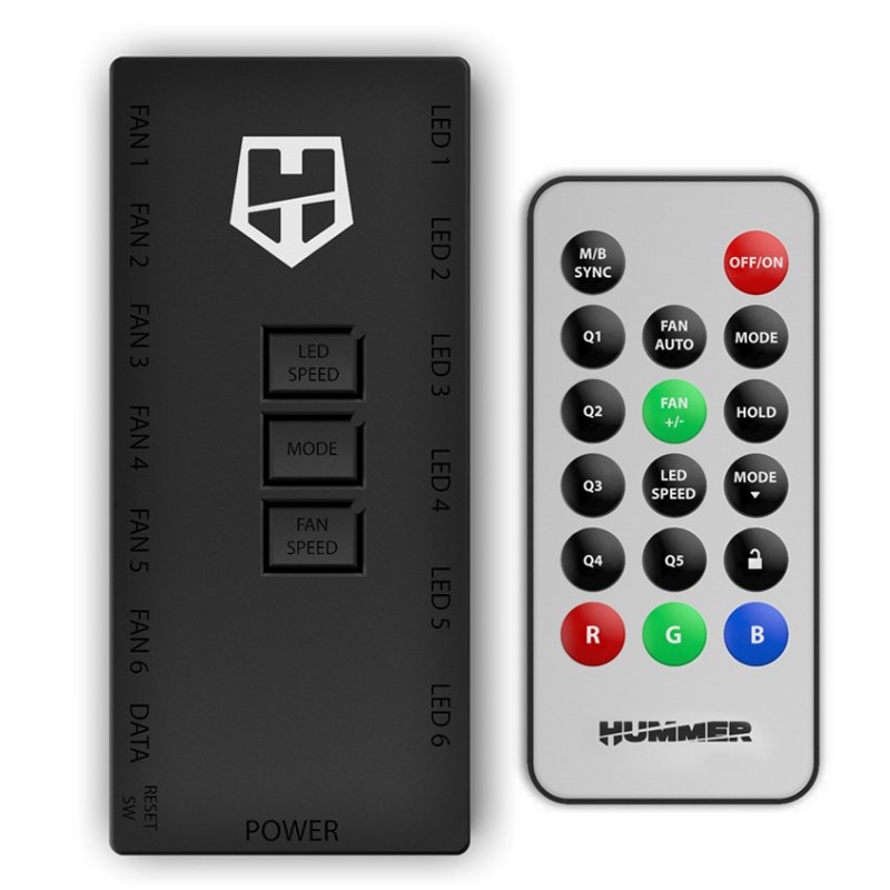 AGAMJP0066_800 Nox HUMMER R-HUB Controlador ARGB Led/Ref. - Imagen 1
