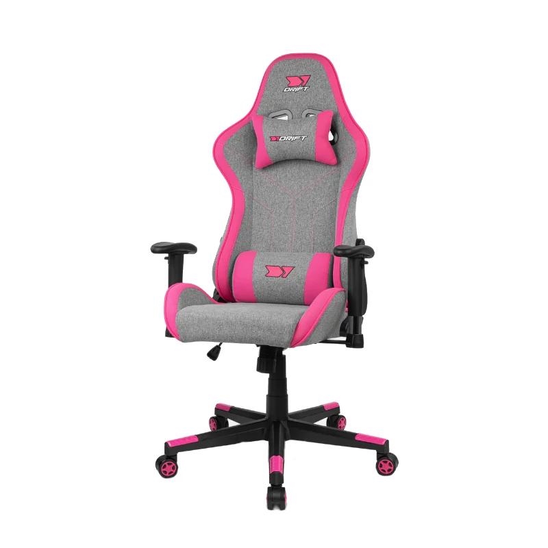 AGAMPA0565_800 DRIFT Silla Gaming DR90 PRO Gris/Rosa - Imagen 1
