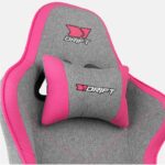 DRIFT Silla Gaming DR90 PRO Gris/Rosa - Imagen 4