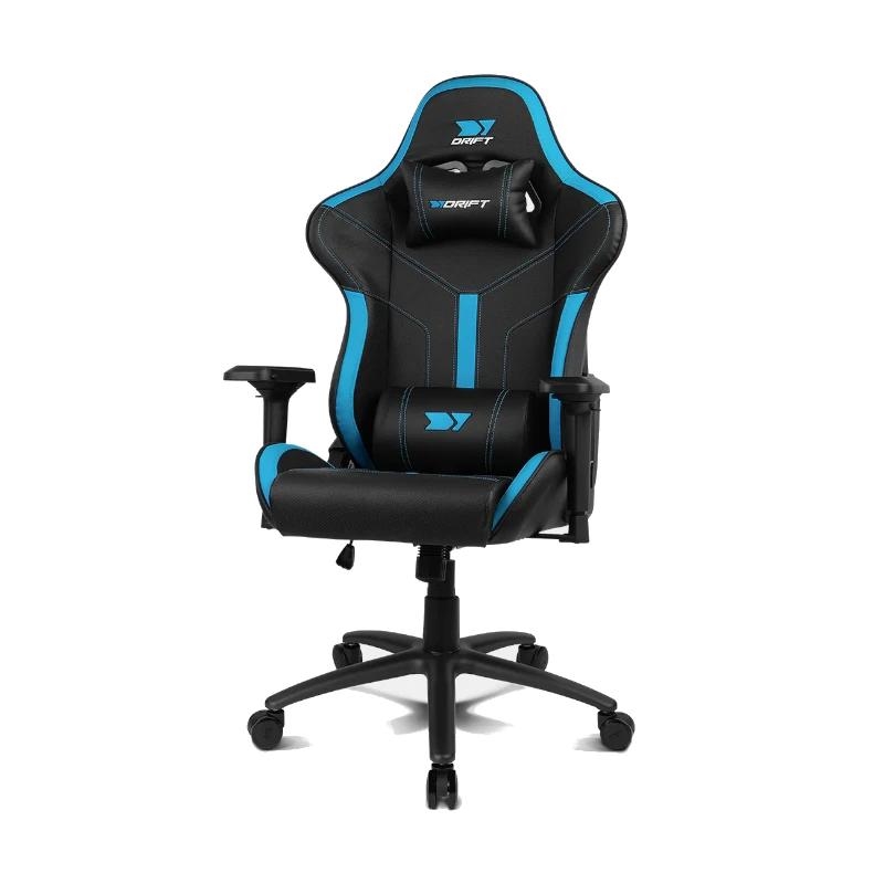 AGAMPA0633_800 DRIFT Silla Gaming DR350 Negra-Azul - Imagen 1
