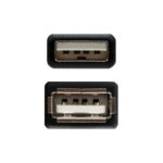 Nanocable Cable USB 2.0, tipo A/M-A/H, Negro, 3m - Imagen 2