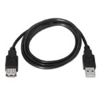Nanocable Cable USB 2.0 Tipo-A M/H P Negro 1,8 m - Imagen 2