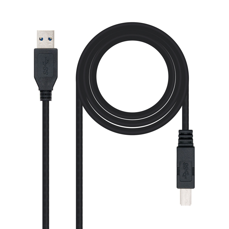 AIEACI0036_800 Nanocable Cable USB 3.0, impresora A/M-B/M, 2m - Imagen 1