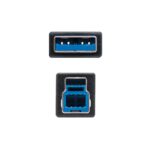 Nanocable Cable USB 3.0, impresora A/M-B/M, 2m - Imagen 3