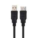 Nanocable Cable USB 2.0 Tipo-A M/H P Negro 1m - Imagen 2
