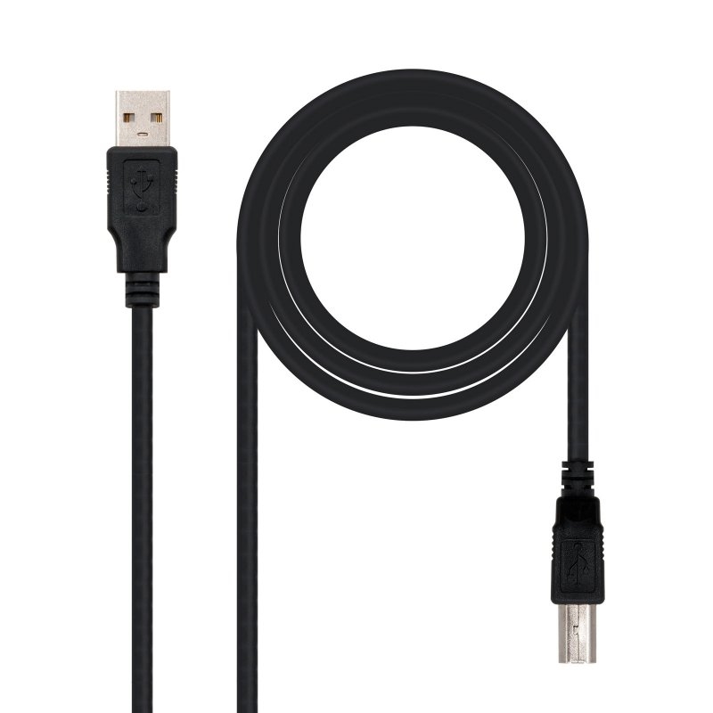 AIEACI0078_800 Nanocable Cable USB 2.0 Impresora Tipo A/M-B/M 1 M - Imagen 1