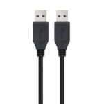 Nanocable Cable USB 3.0, tipo A/M-A/M, Negro, 1m - Imagen 2