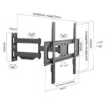 iggual SPTV13 Soporte TV pared Full 37-75" 50 kg - Imagen 2